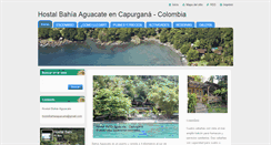 Desktop Screenshot of hostalbahiaaguacate.com