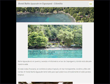 Tablet Screenshot of hostalbahiaaguacate.com